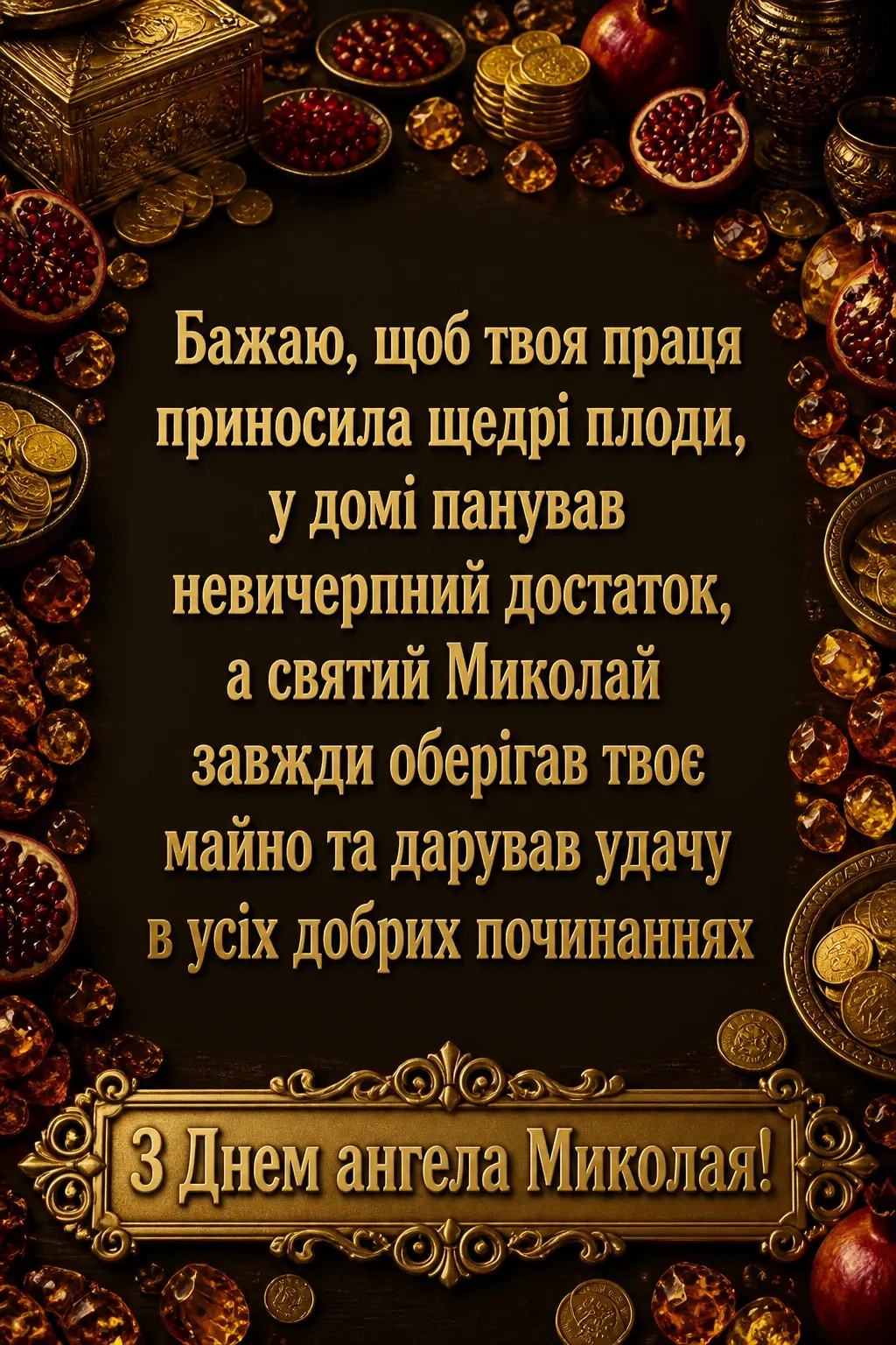 привітання з днем ангела миколая