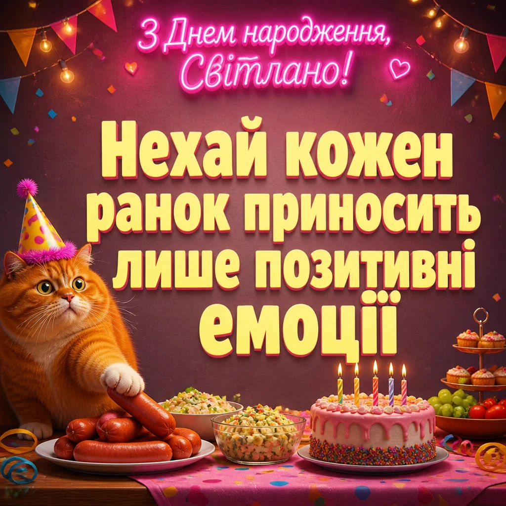 картинки з днем народження світлана
