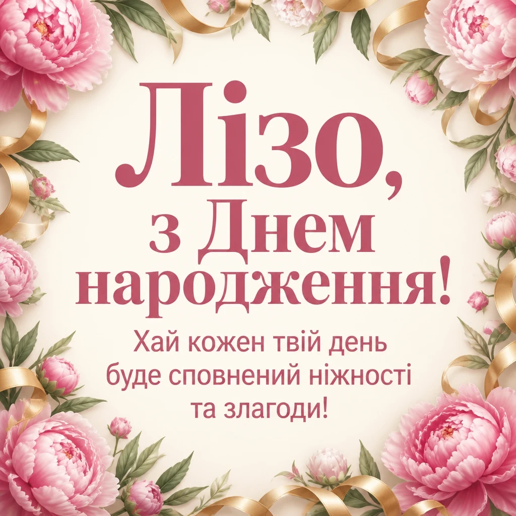 ліза з днем народження