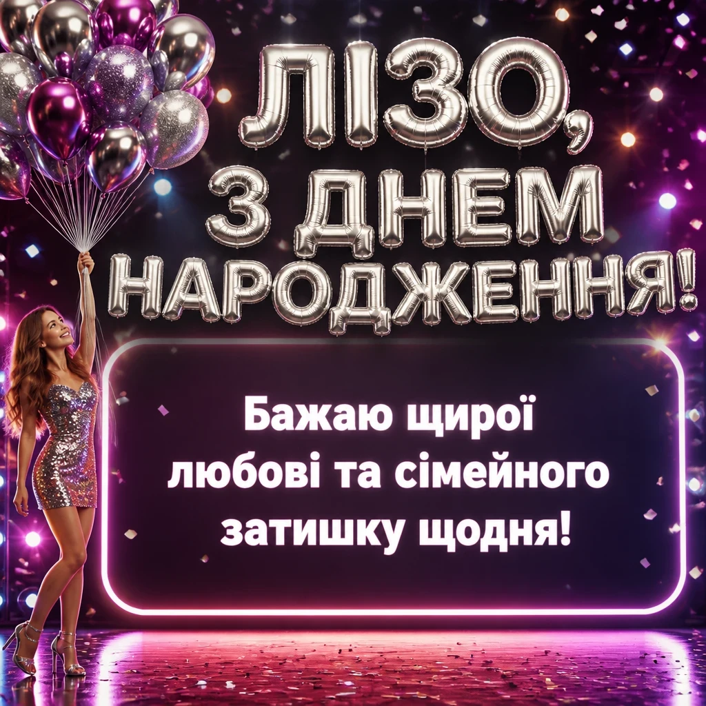 ліза з днем народження