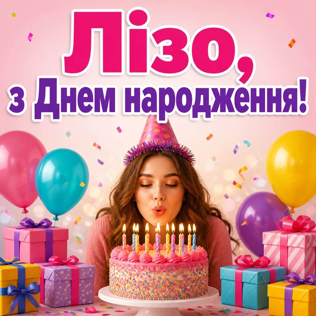 ліза з днем народження