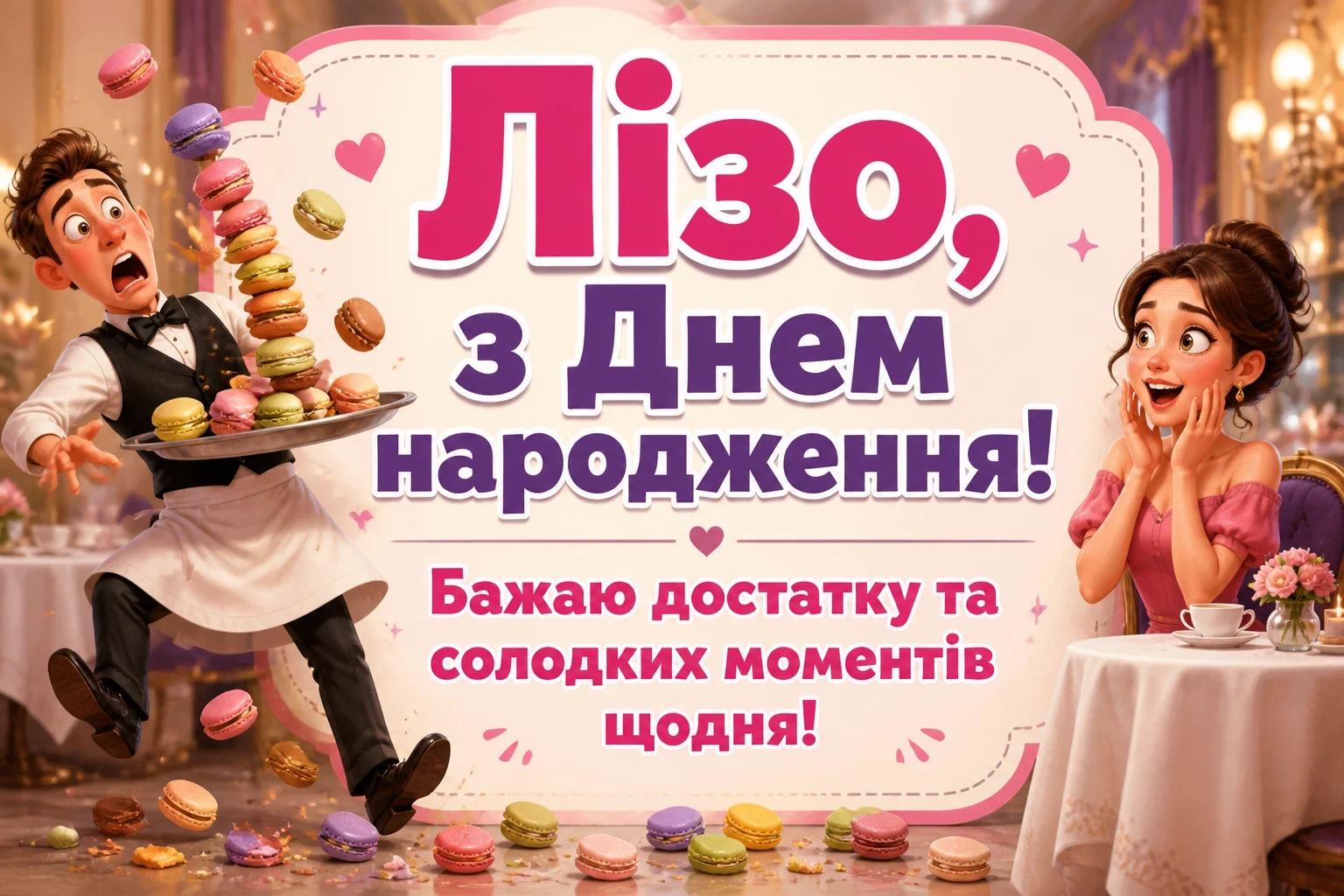 ліза з днем народження