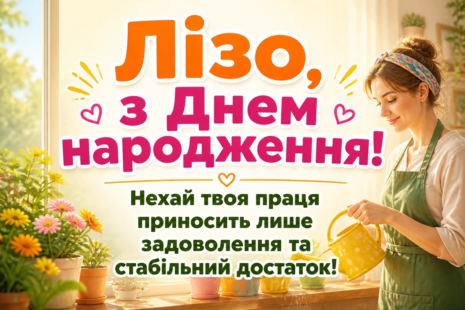 ліза з днем народження
