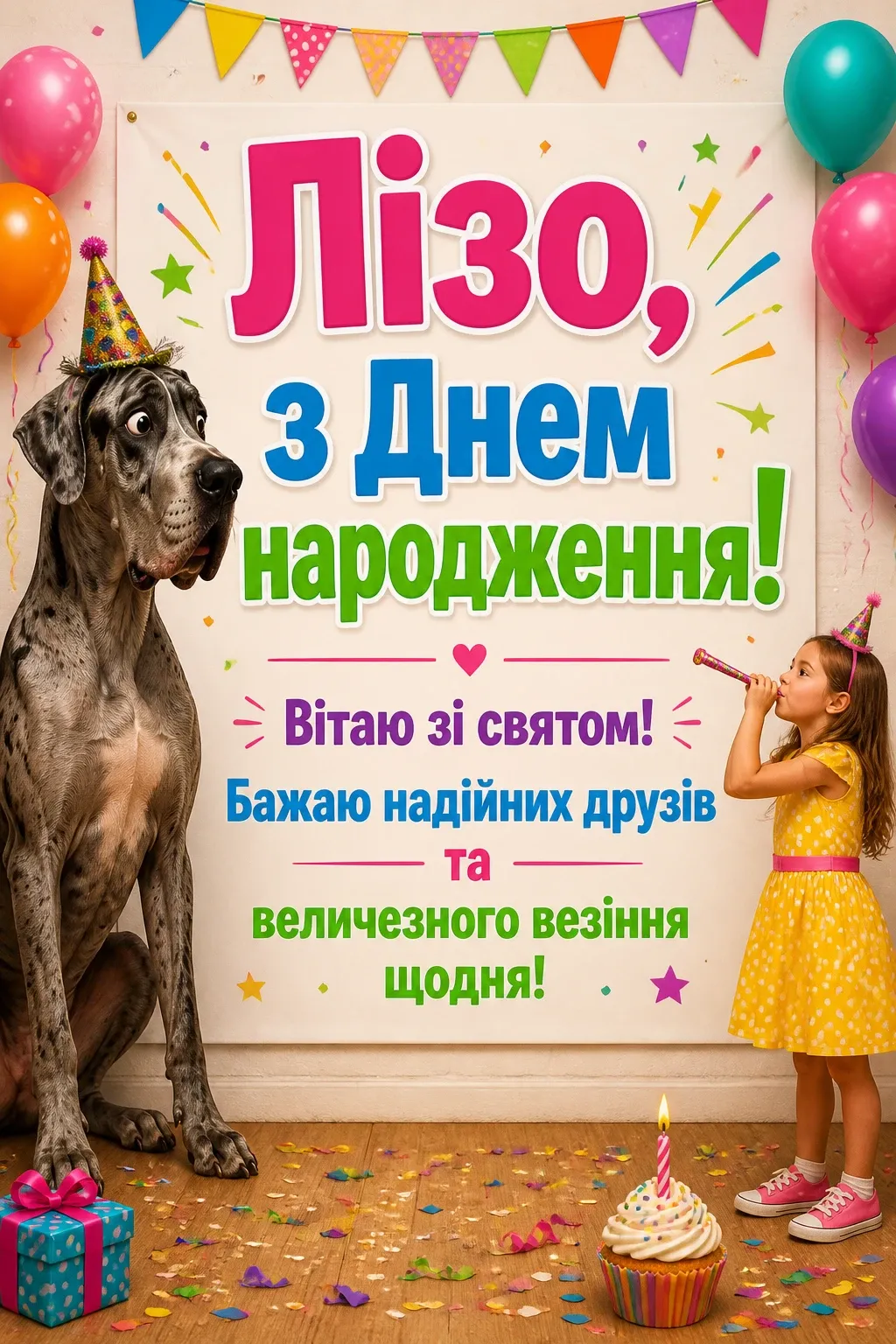 ліза з днем народження