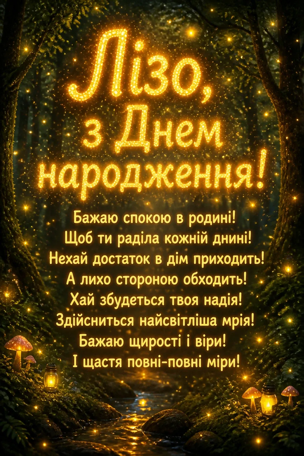 ліза з днем народження