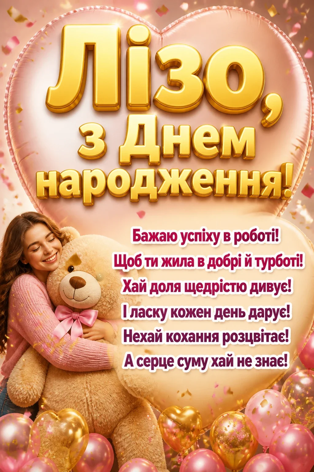 ліза з днем народження