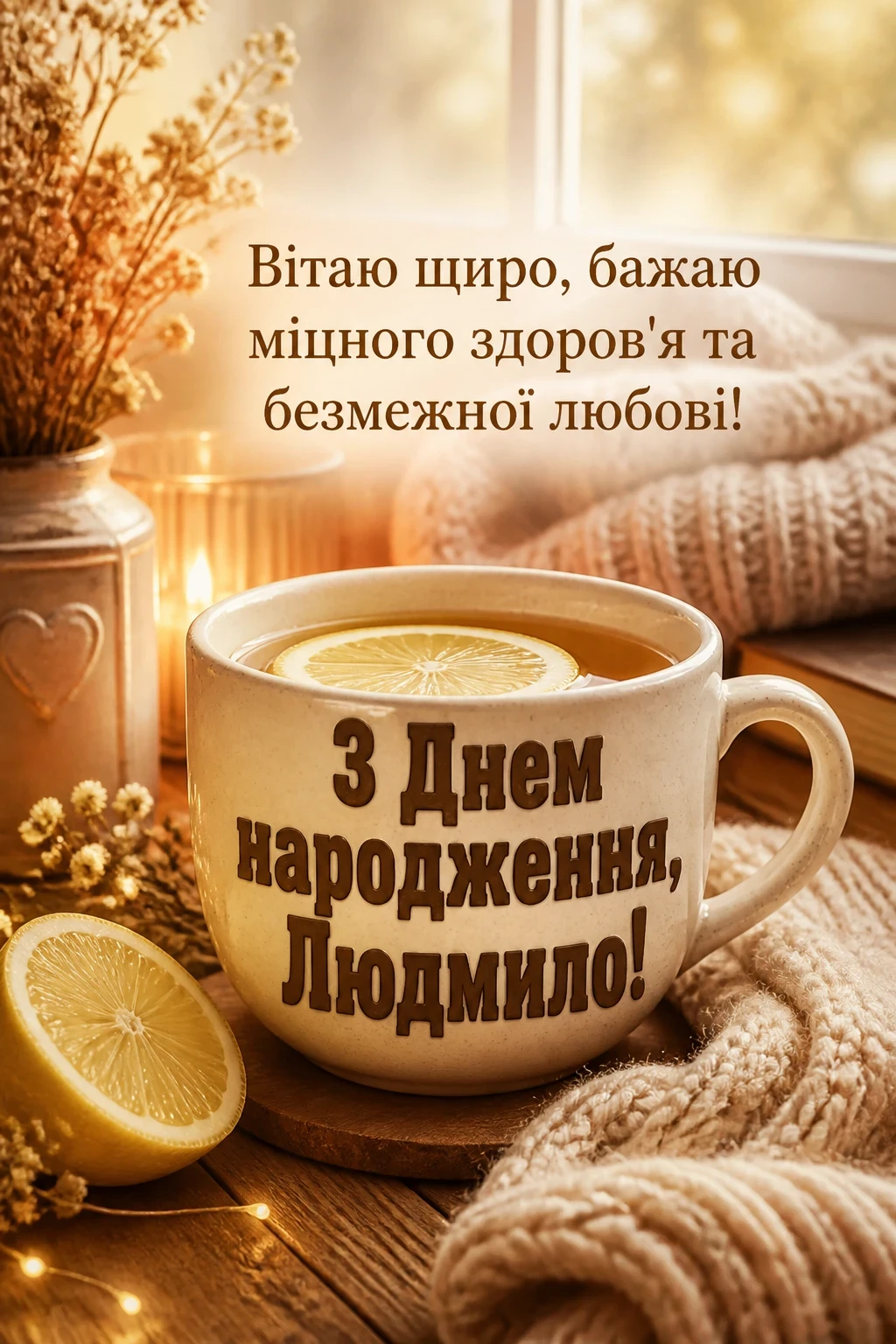 з днем народження людмила картинки