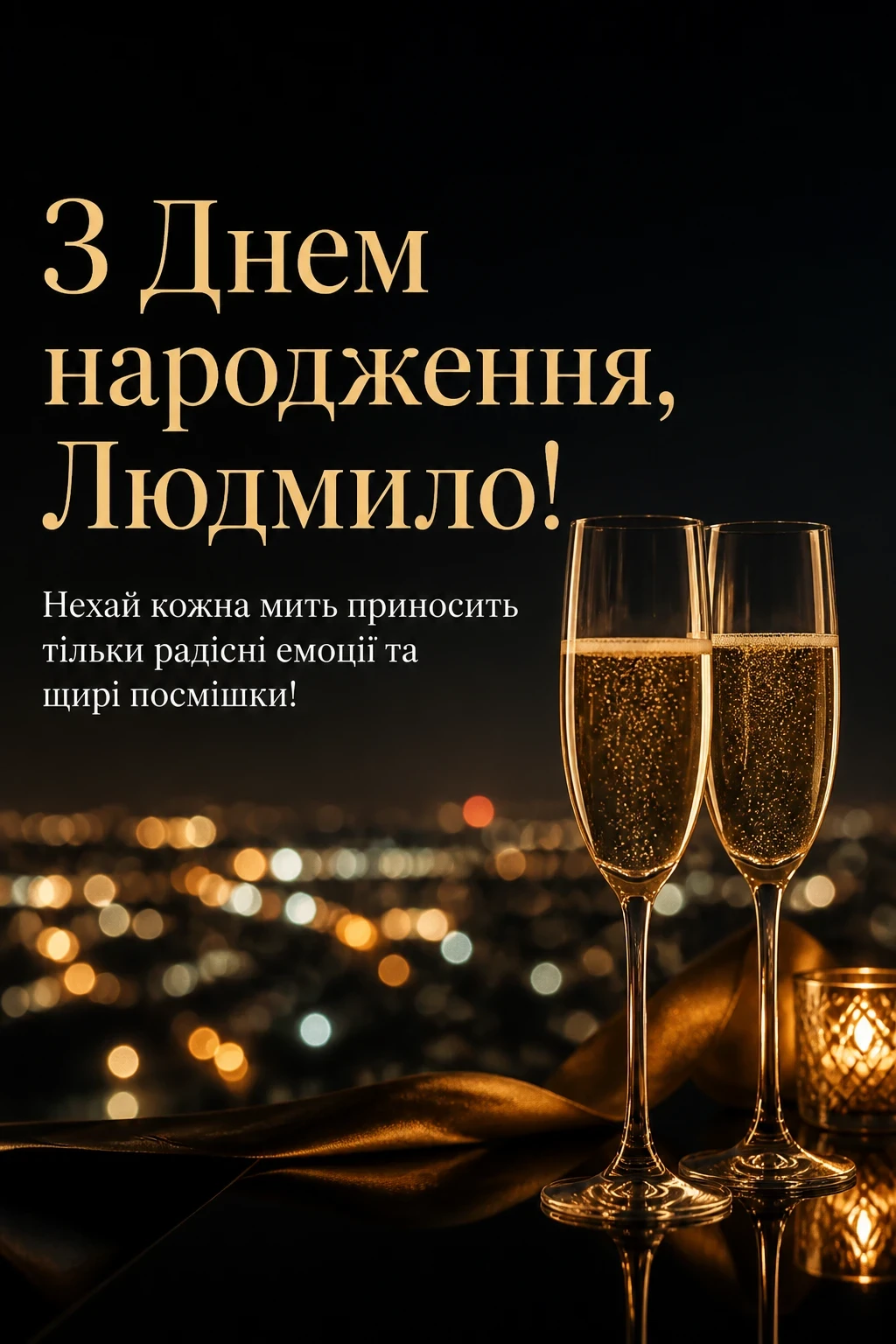 з днем народження людмила картинки