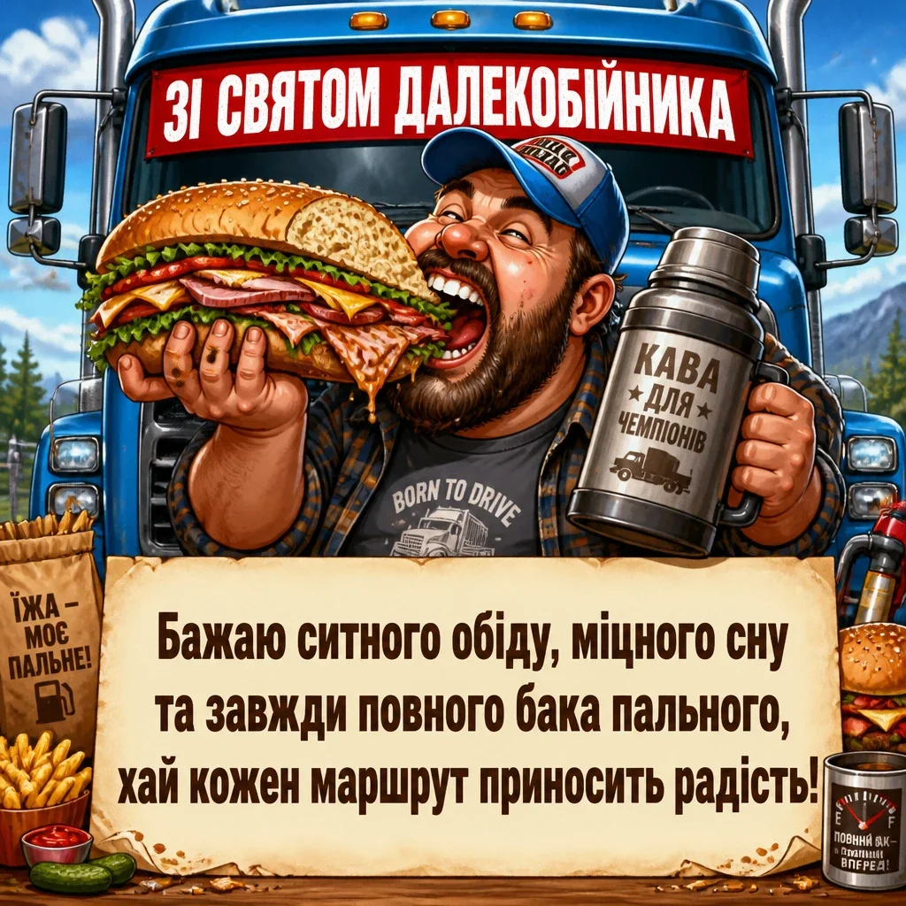 день далекобійника привітання