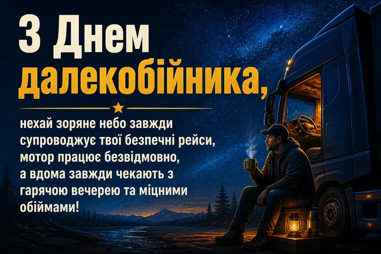 день далекобійника привітання