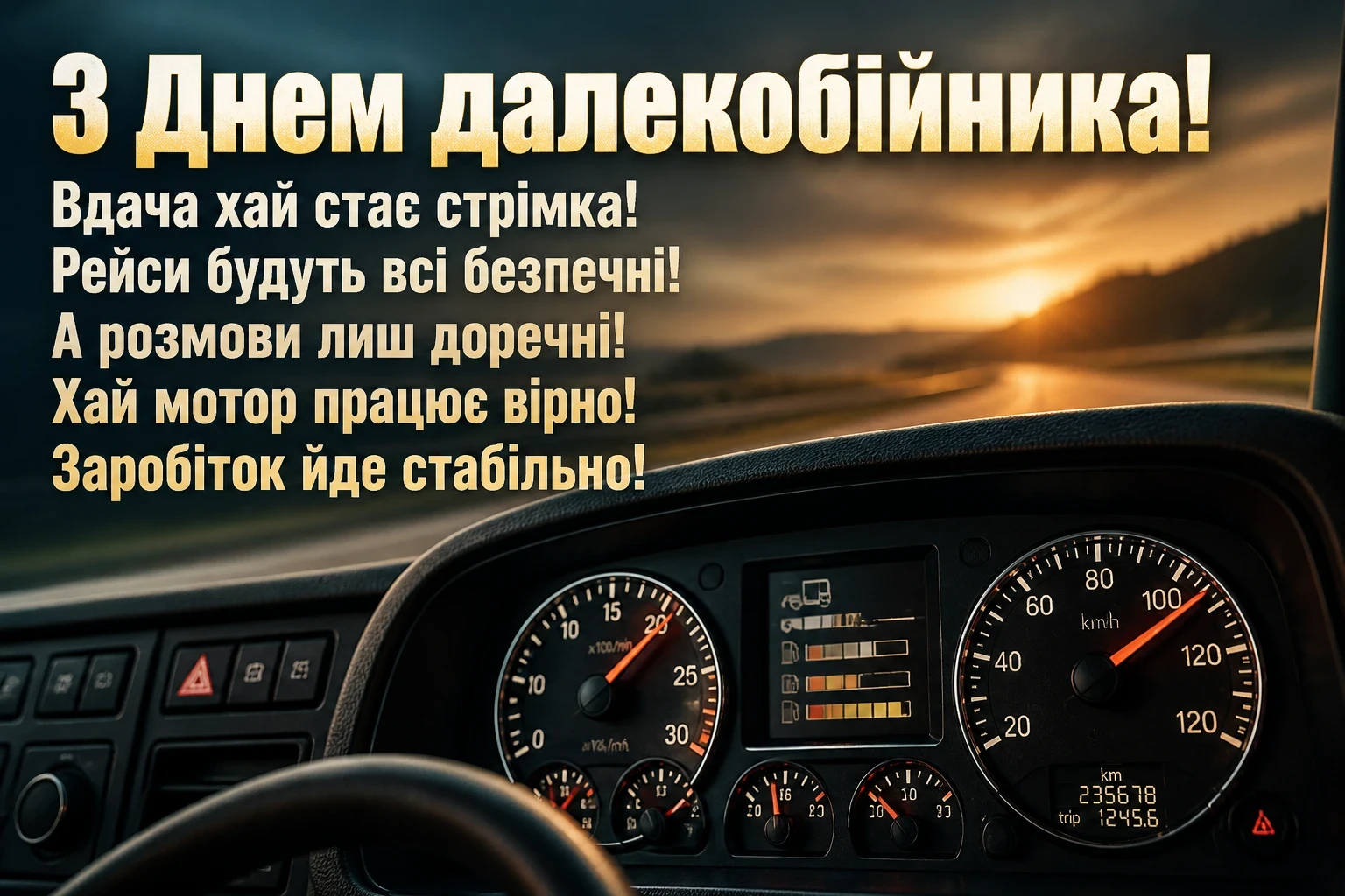 день далекобійника привітання