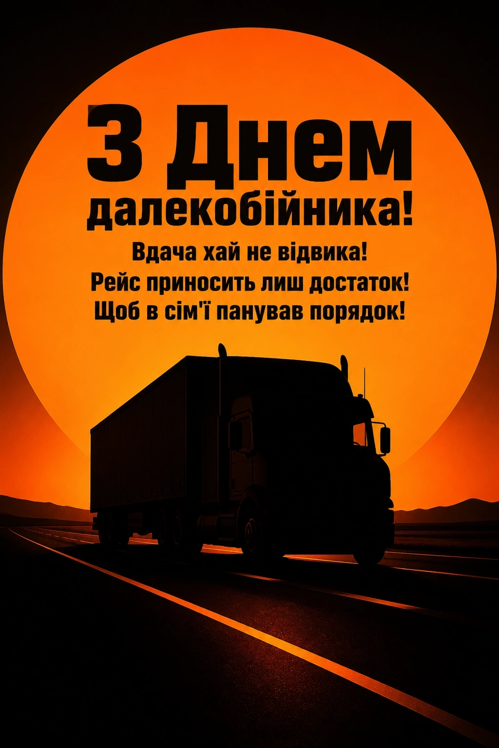 день далекобійника привітання
