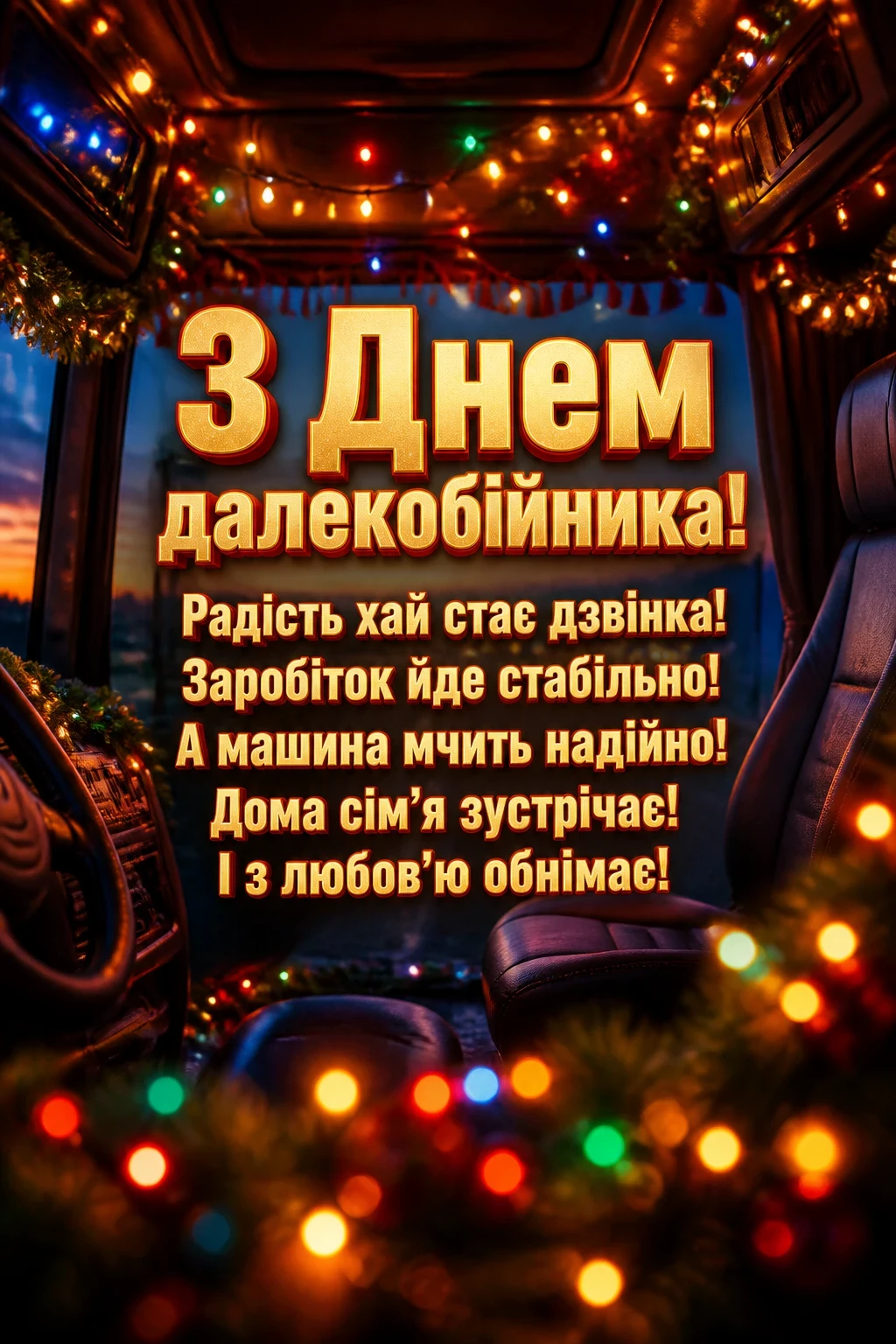 день далекобійника привітання