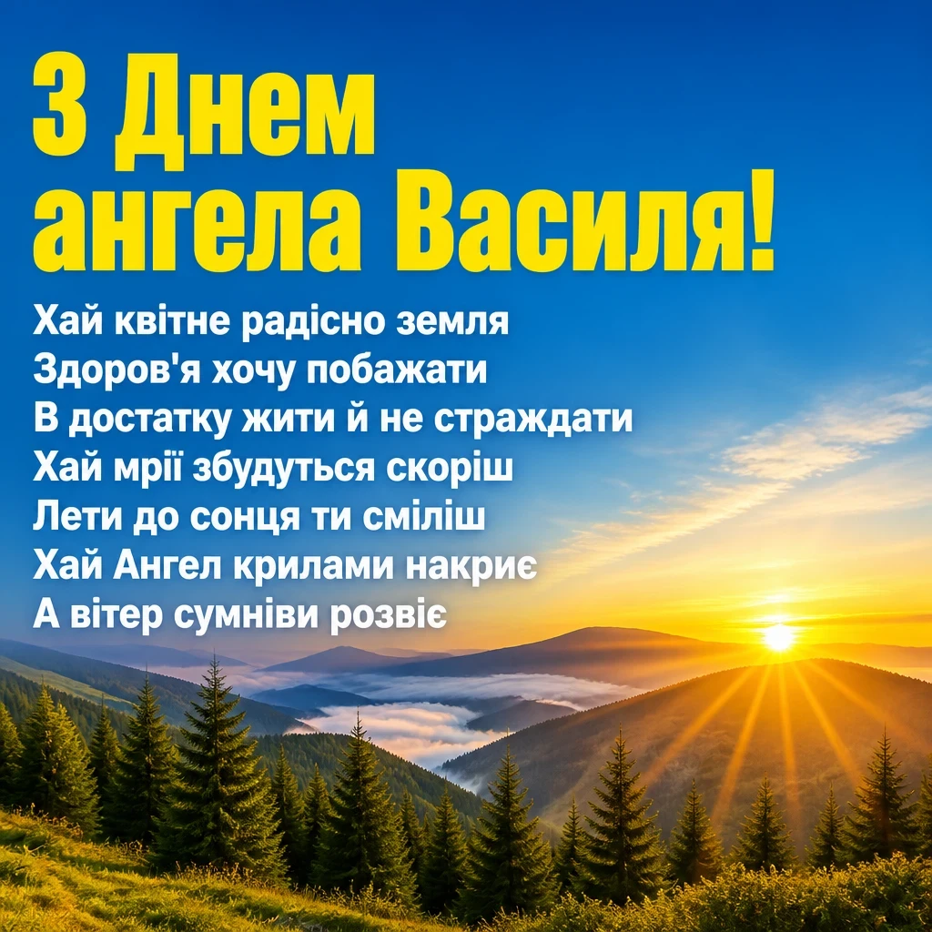 картинки з днем ангела василя