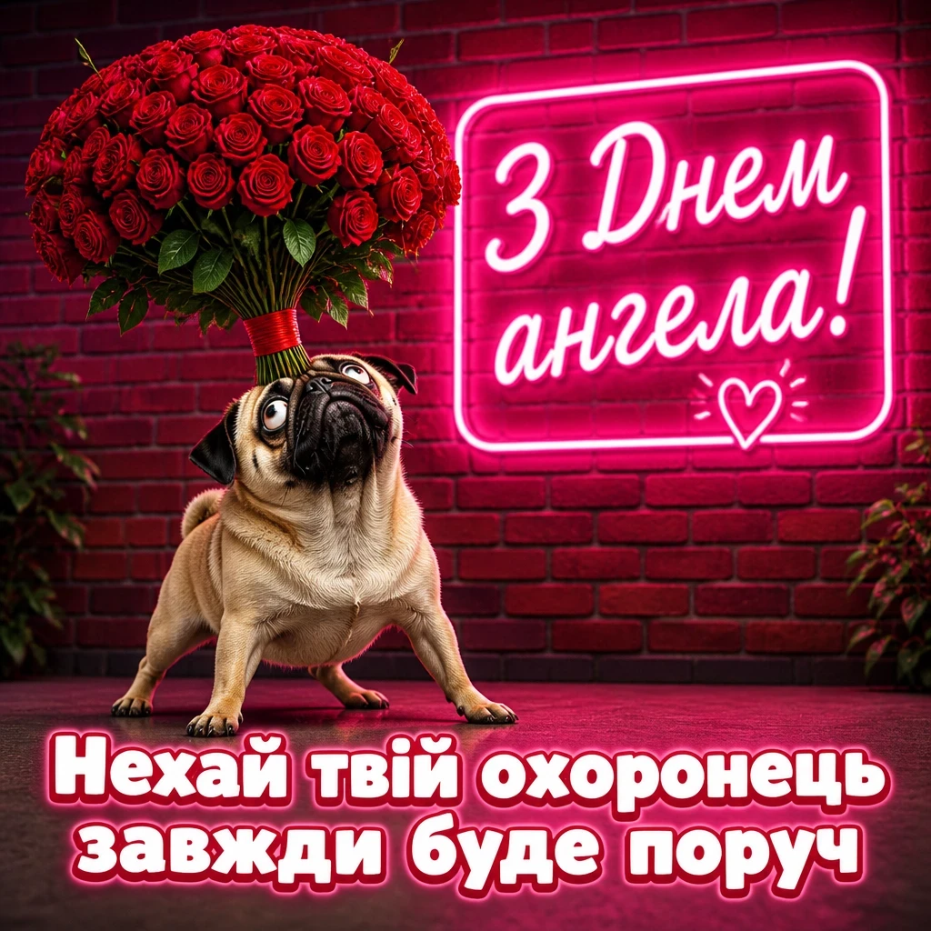 іменини з днем ангела квіти