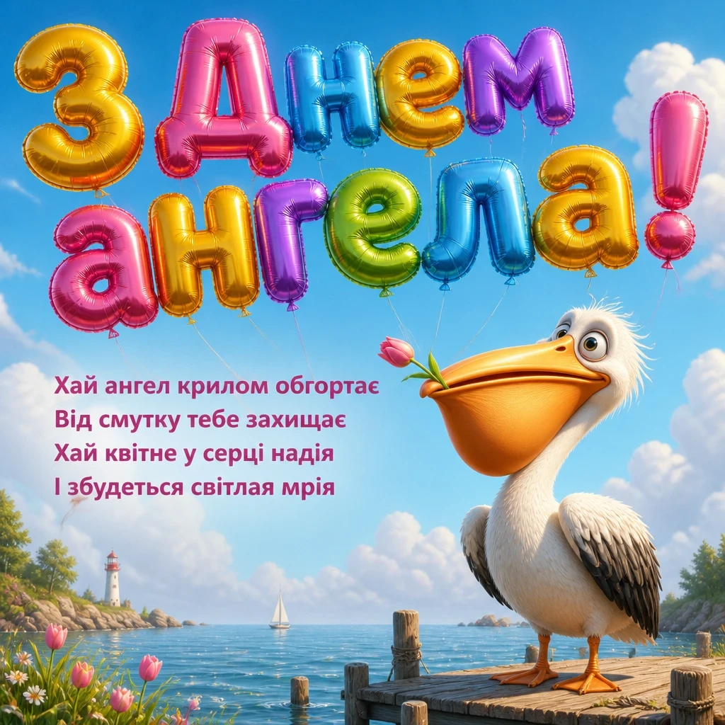 іменини з днем ангела квіти