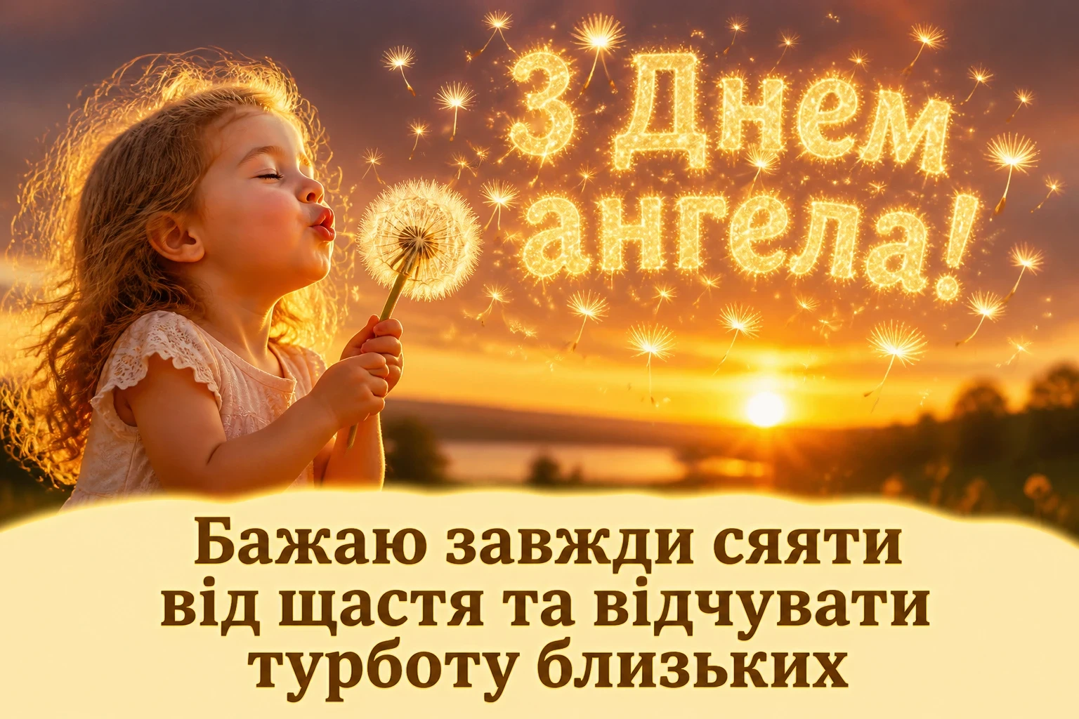 іменини з днем ангела квіти