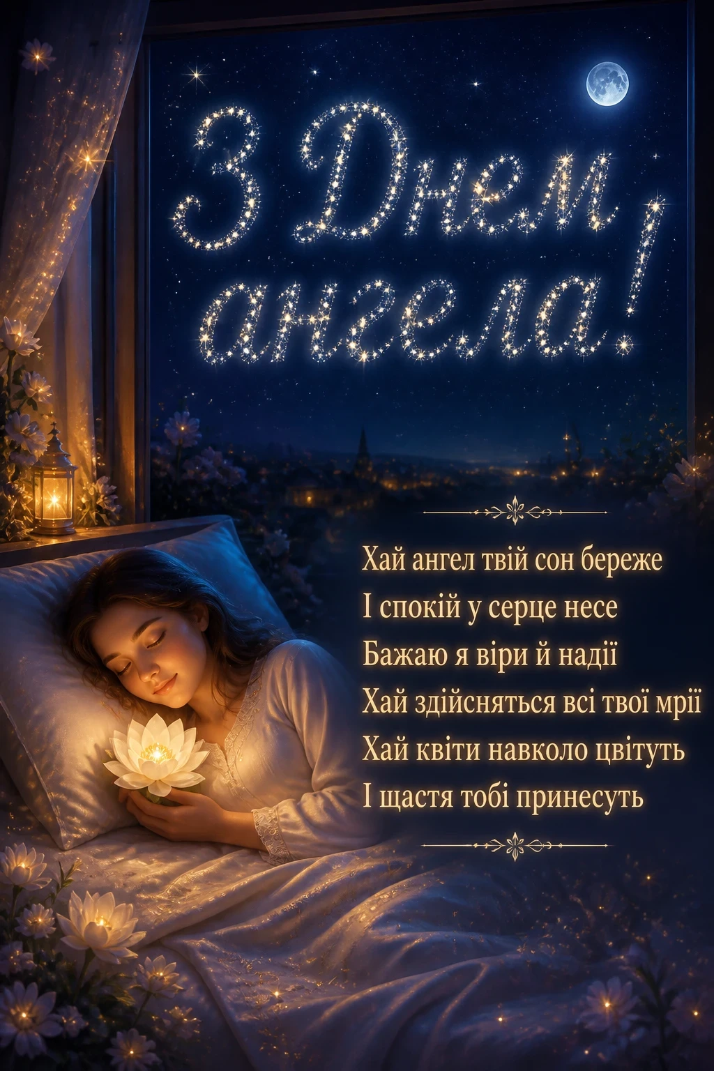 іменини з днем ангела квіти