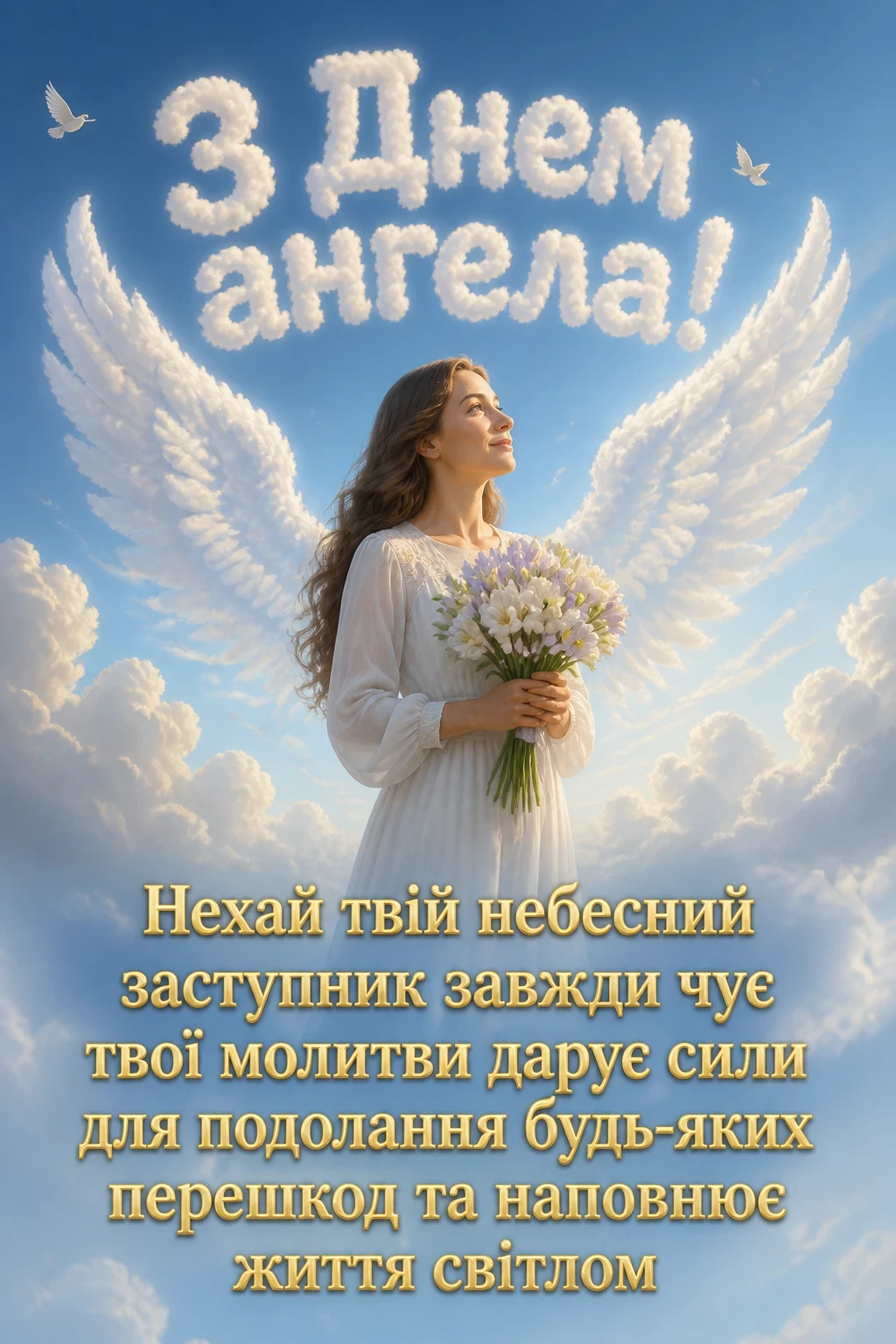 іменини з днем ангела квіти