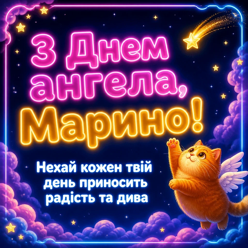 з днем ангела марина