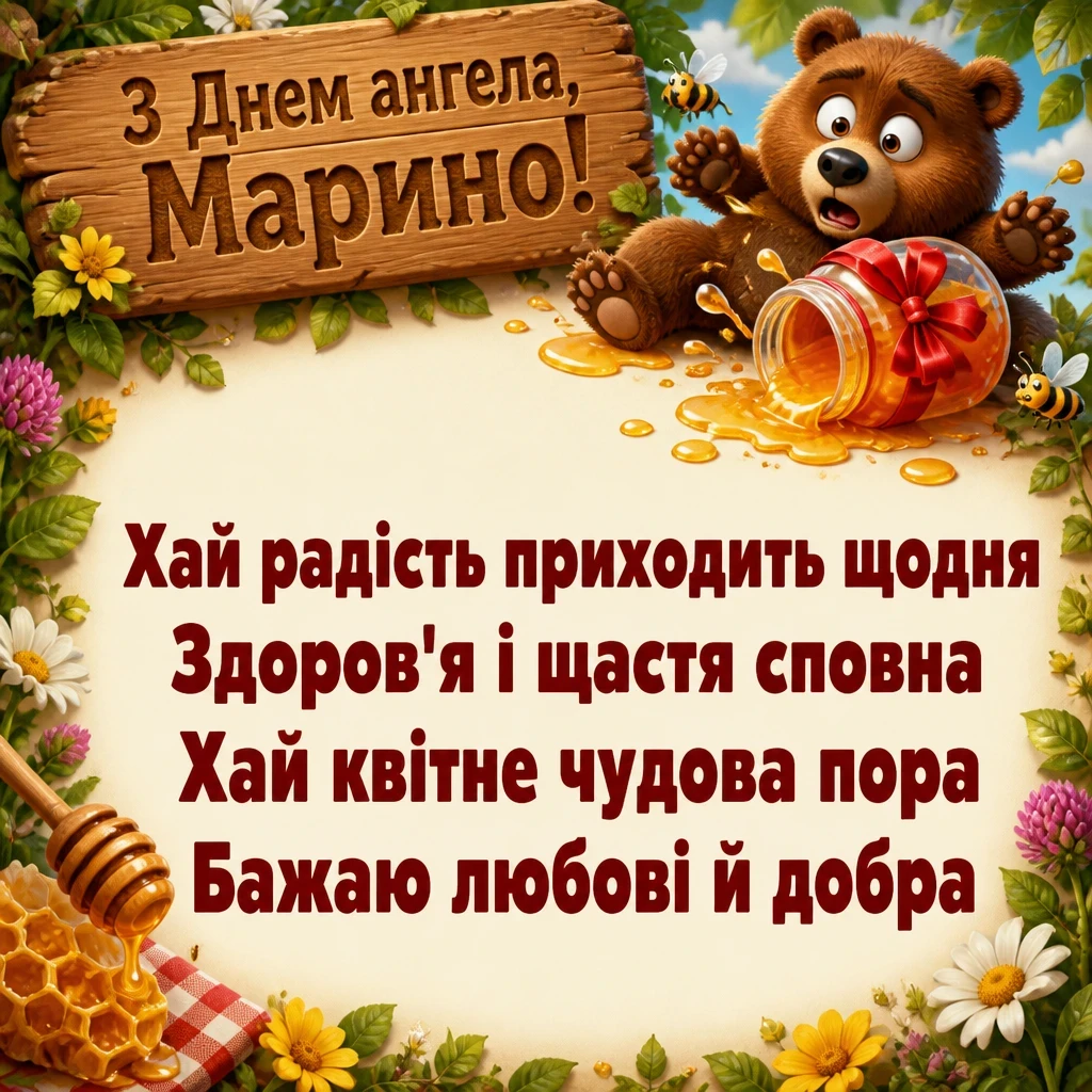 з днем ангела марина