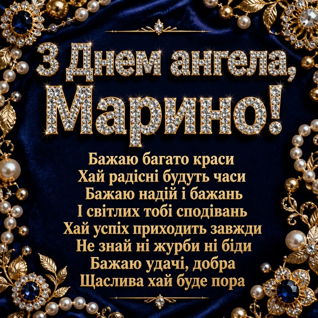 з днем ангела марина