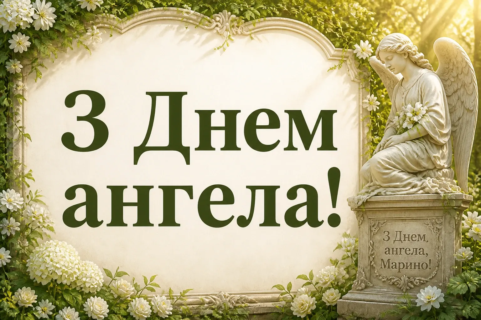 з днем ангела марина