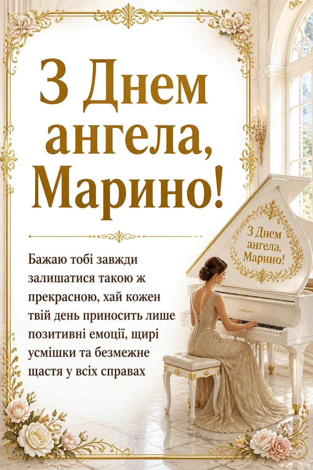 з днем ангела марина