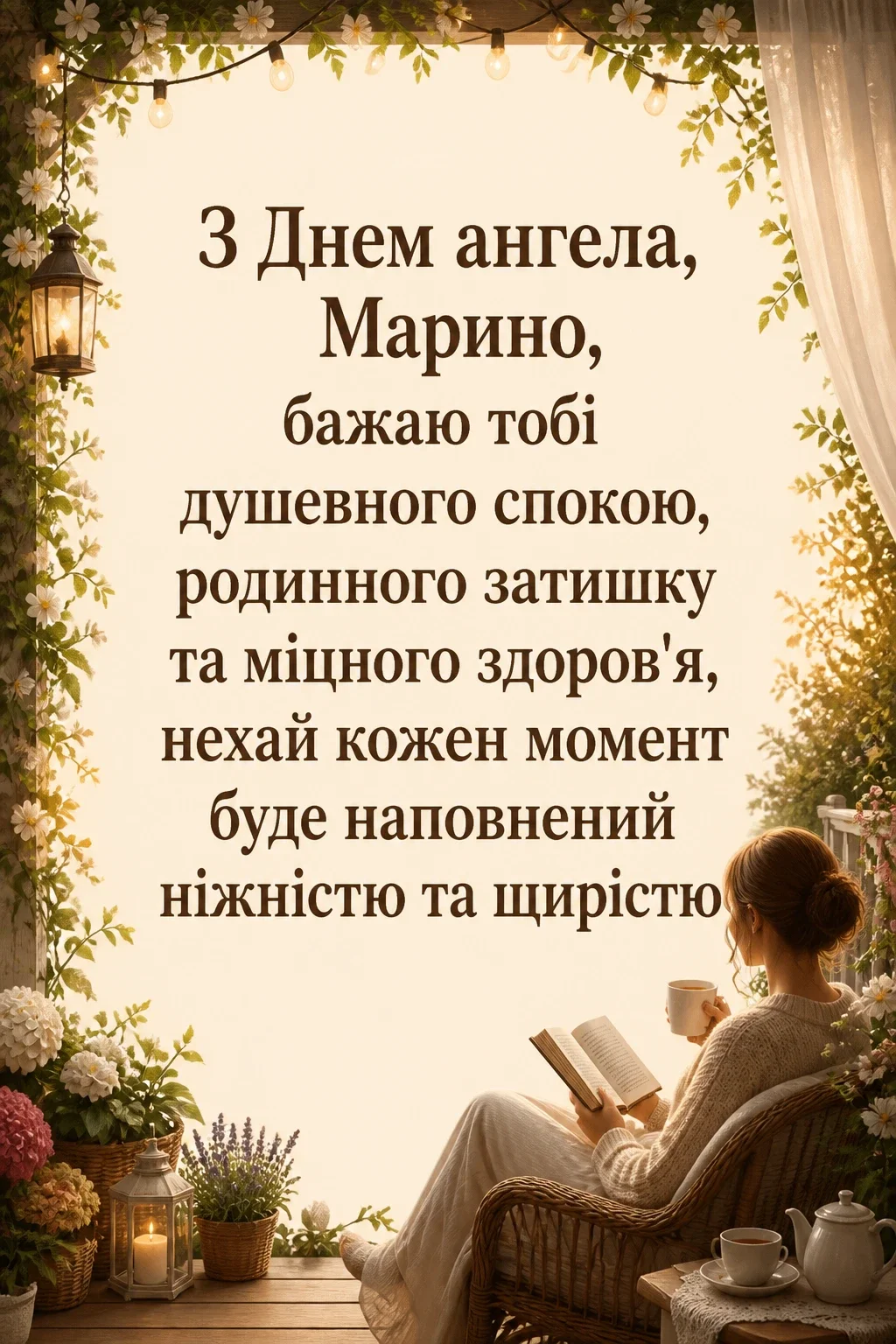 з днем ангела марина