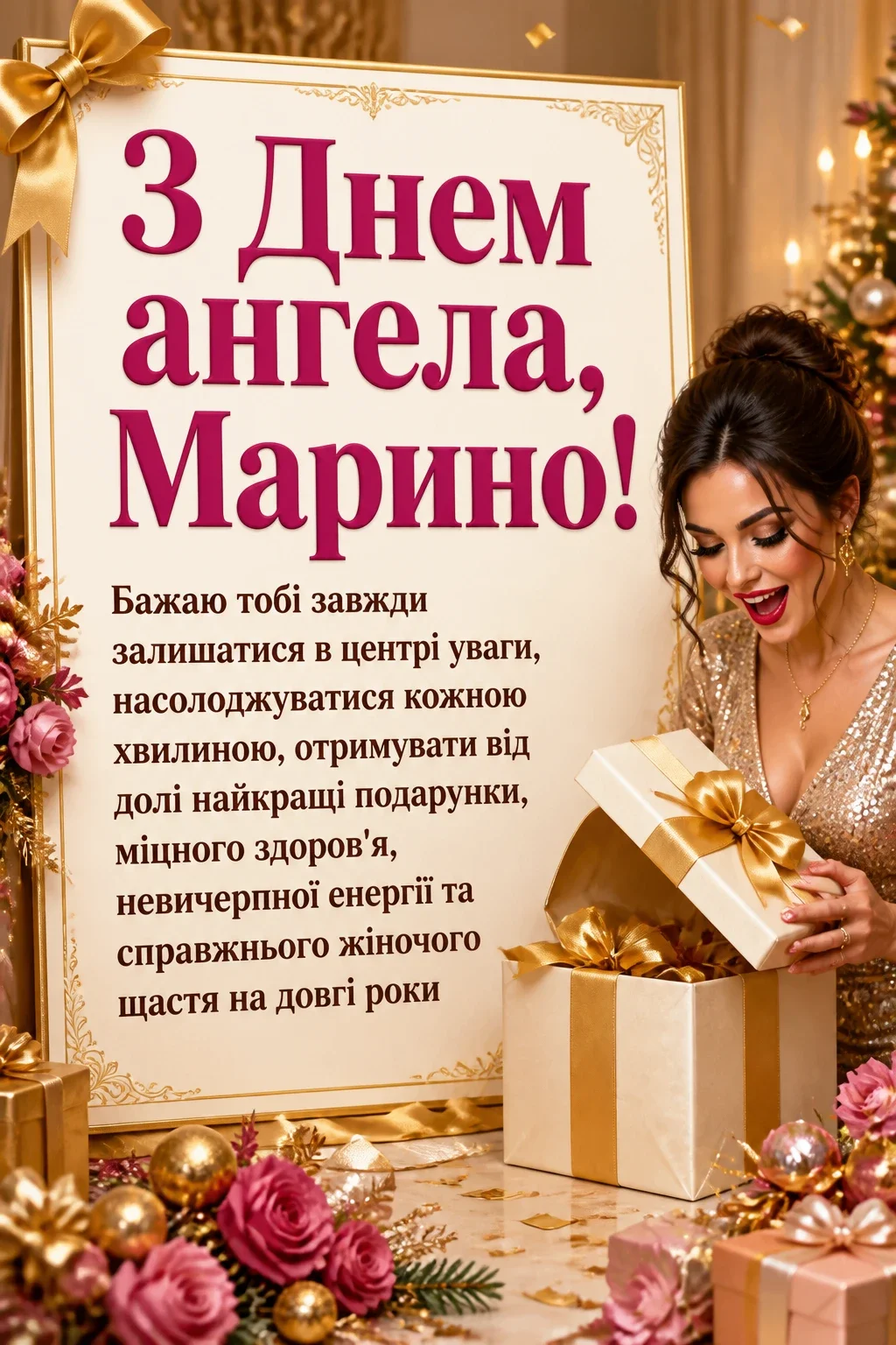 з днем ангела марина
