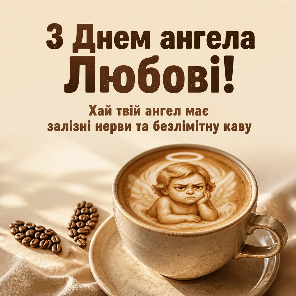 привітання з днем ангела любові