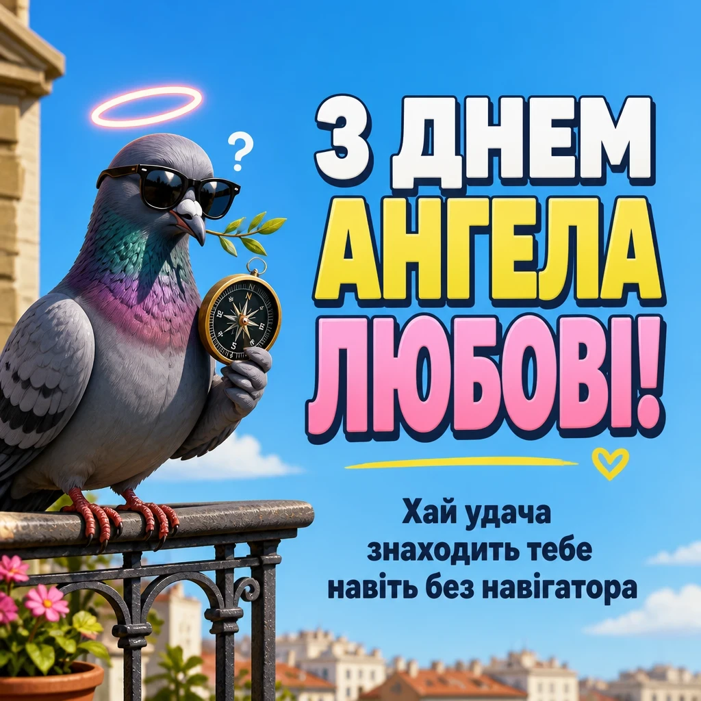 привітання з днем ангела любові