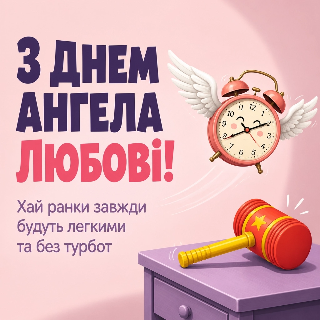 привітання з днем ангела любові