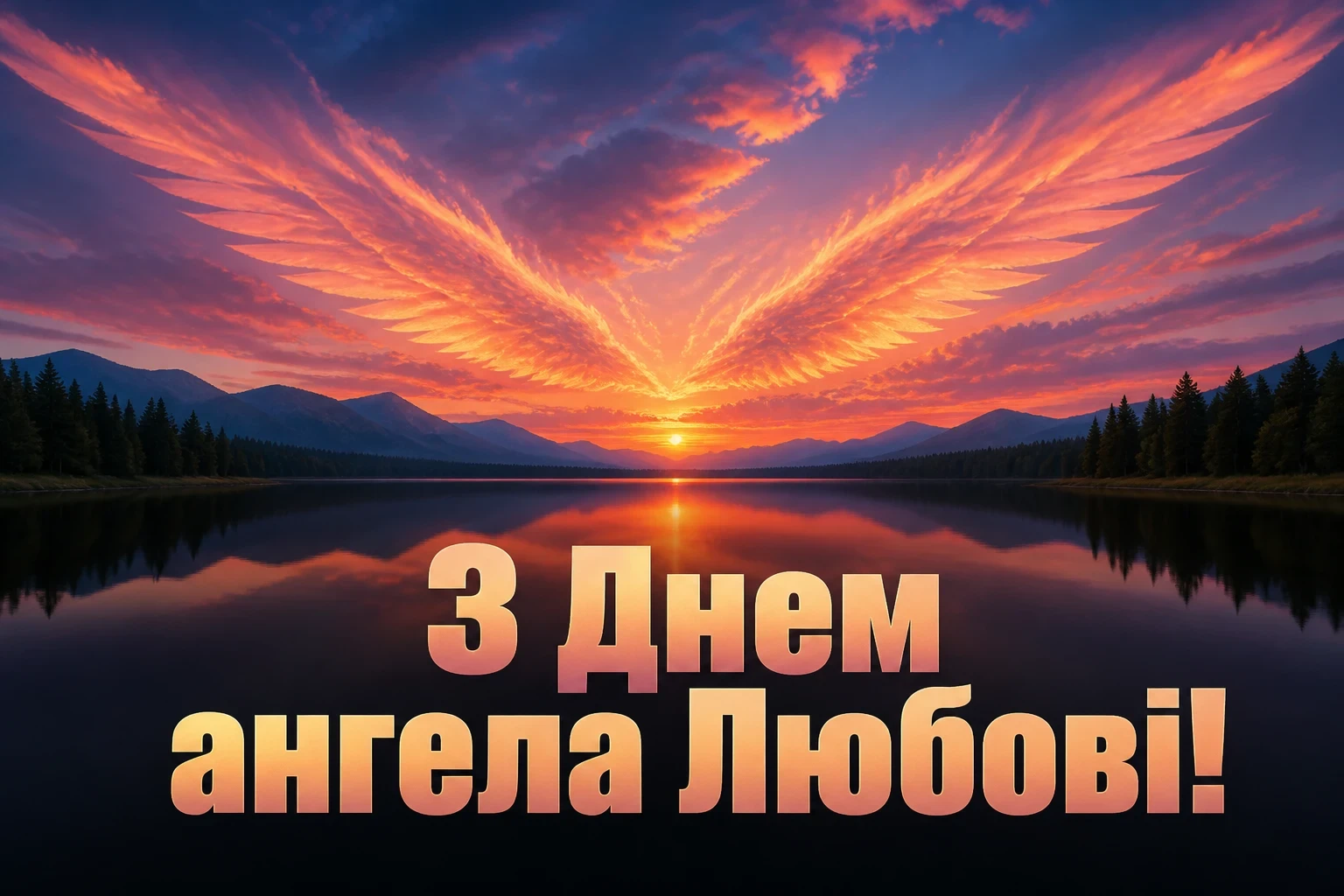 привітання з днем ангела любові