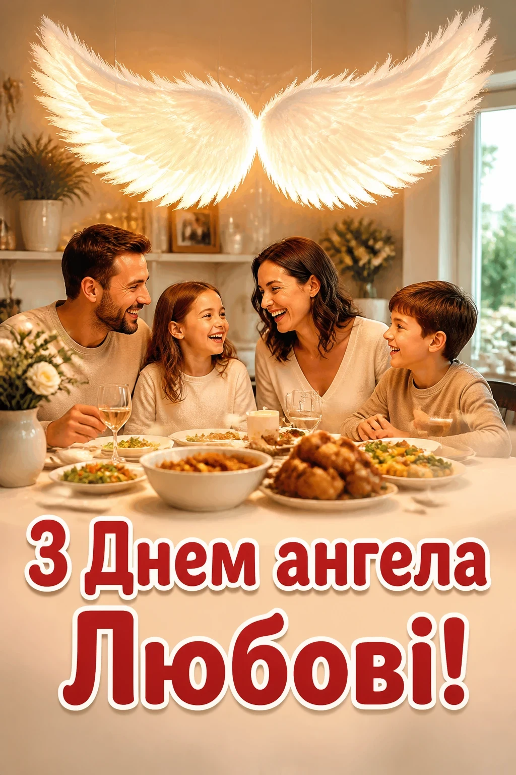 привітання з днем ангела любові