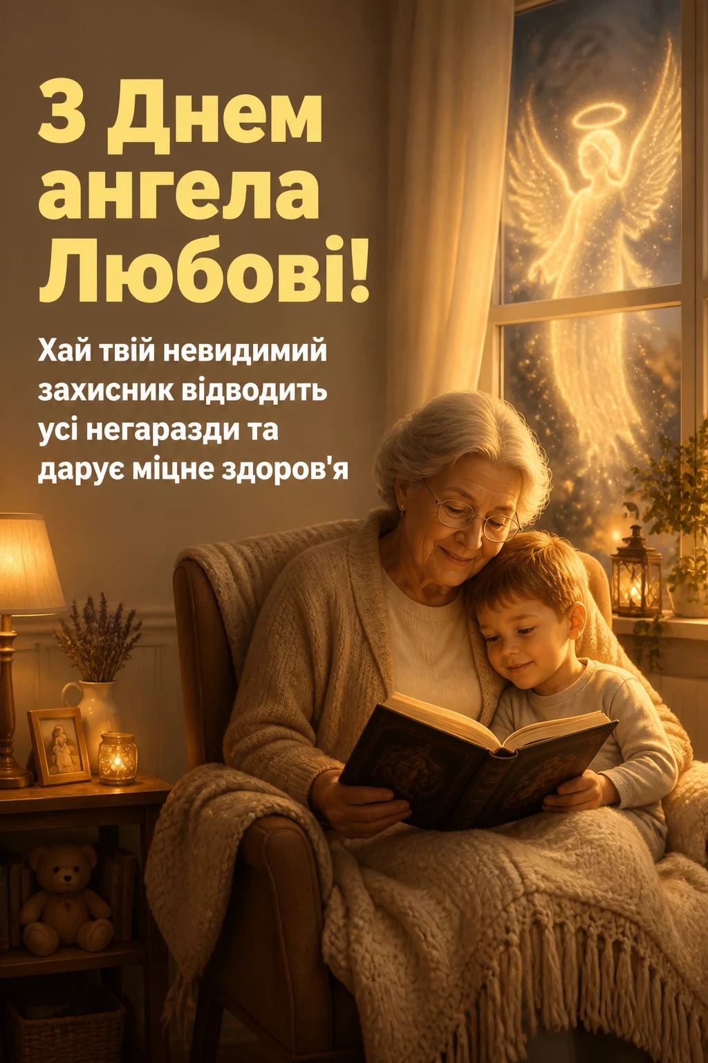 привітання з днем ангела любові
