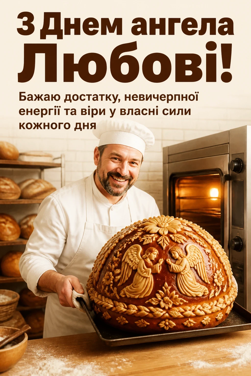 привітання з днем ангела любові