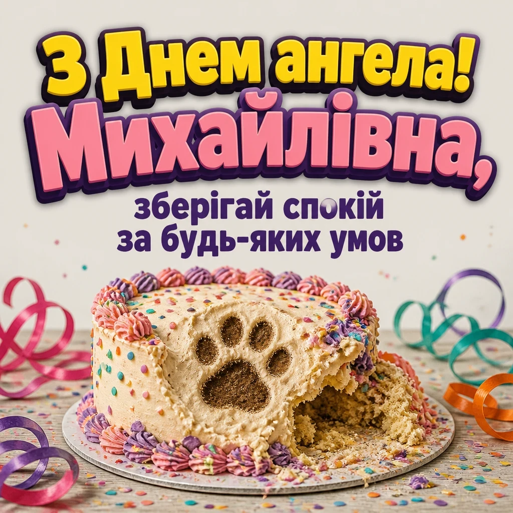 з днем ангела михайлівна