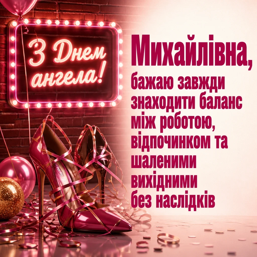 з днем ангела михайлівна