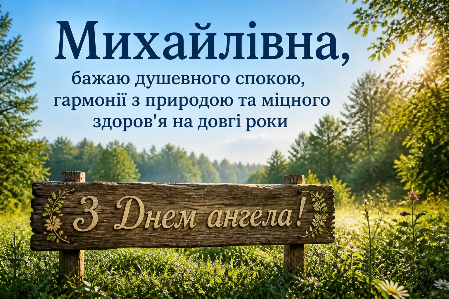 з днем ангела михайлівна