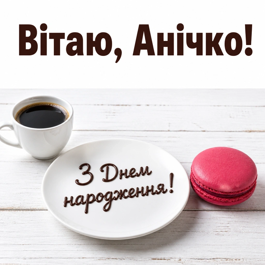 анна анічка з днем народження картинки