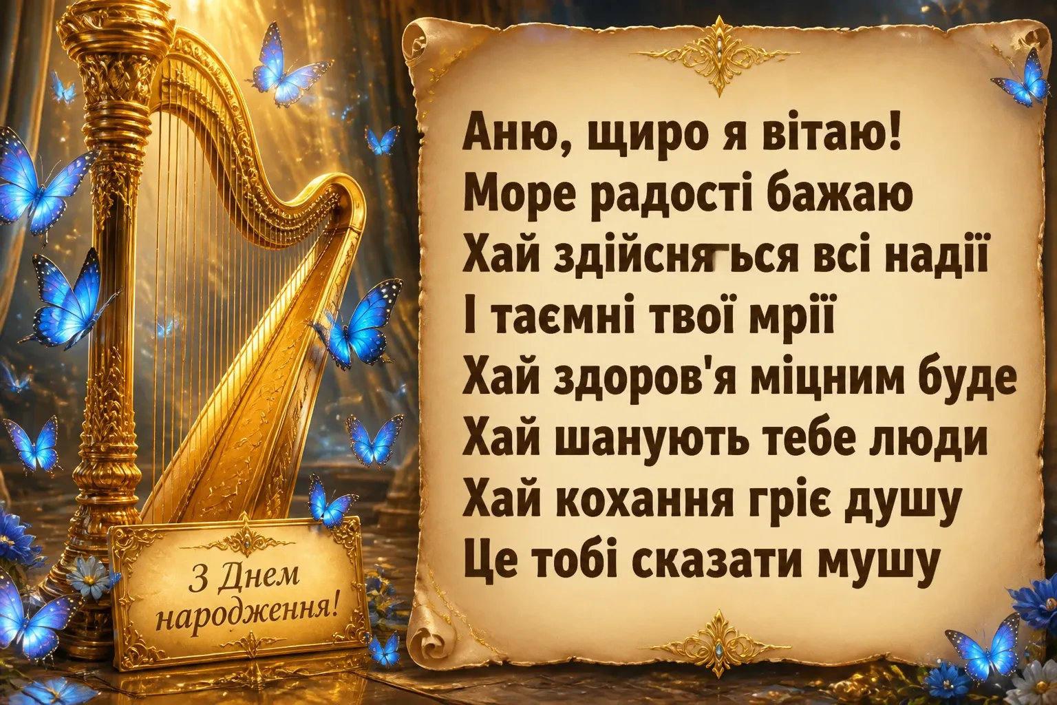 анна анічка з днем народження картинки