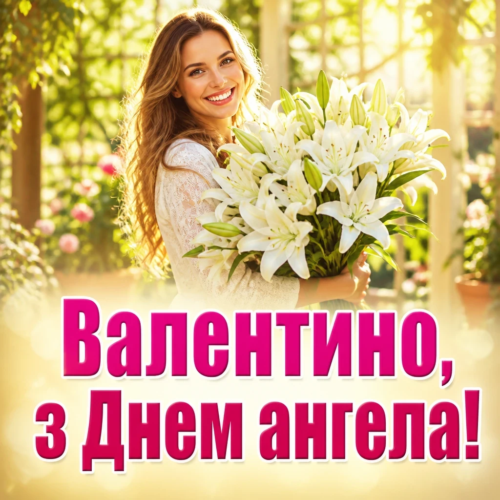 з днем ангела валентина картинки українською