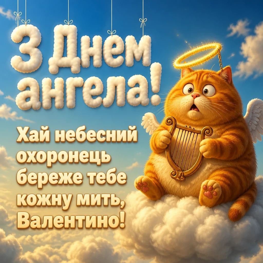 з днем ангела валентина картинки українською
