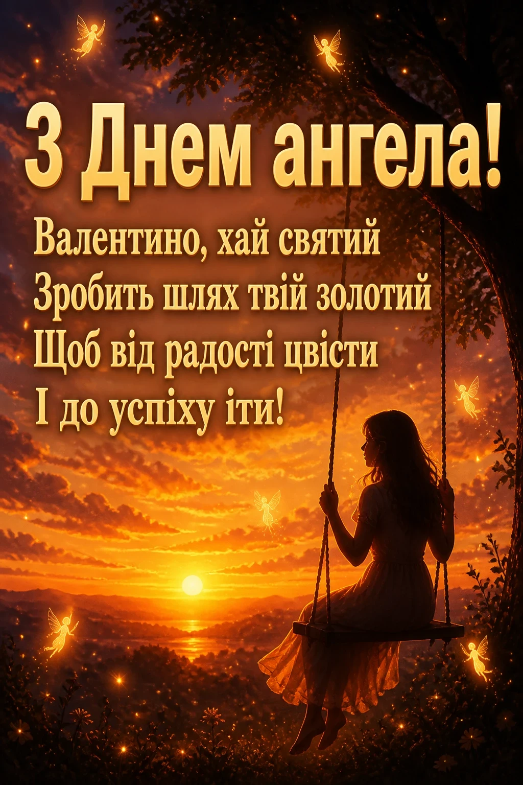 з днем ангела валентина картинки українською