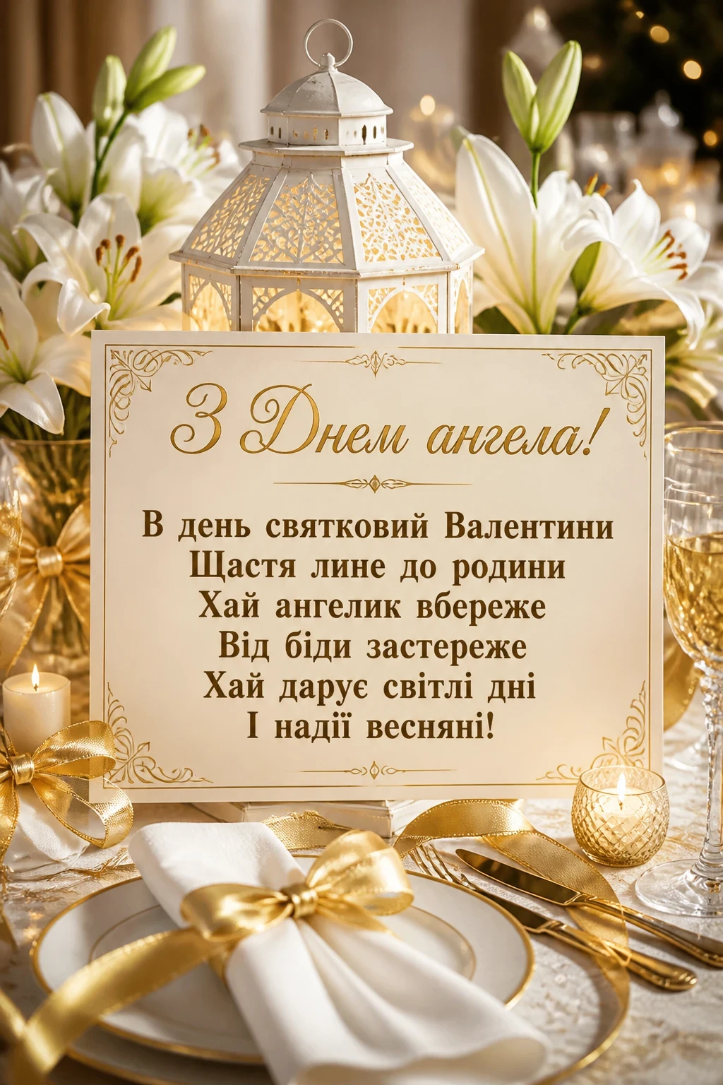 з днем ангела валентина картинки українською