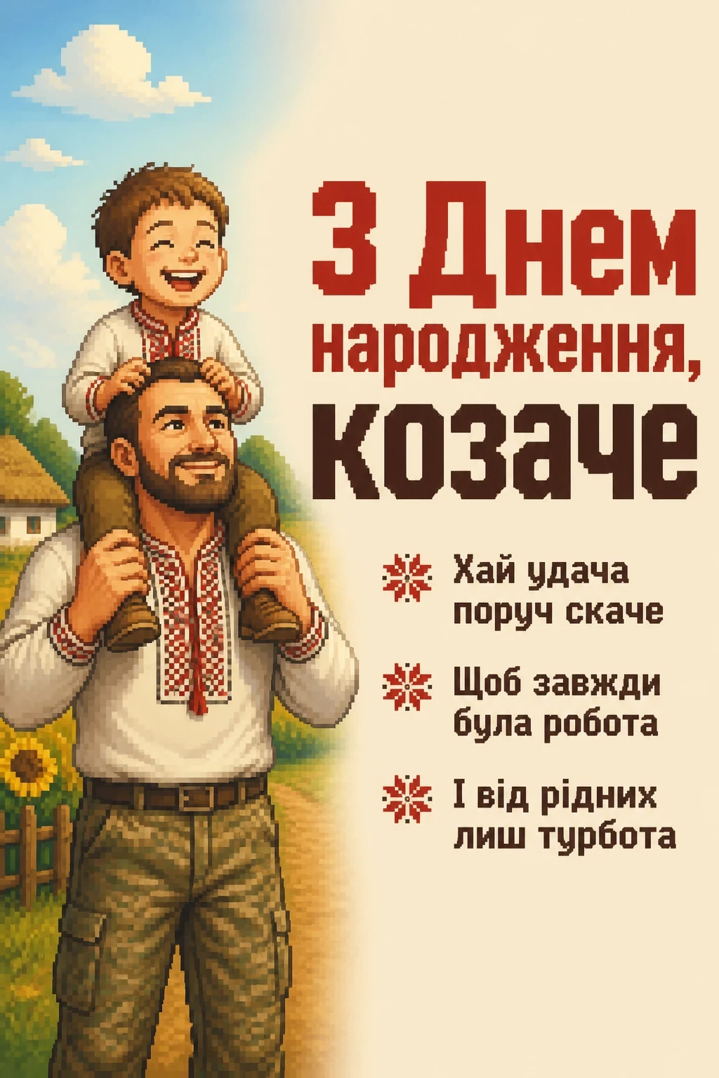 чоловіку чоловіку патріотичне привітання з днем народження чоловіку чоловіку патріотичне привітання з днем народження