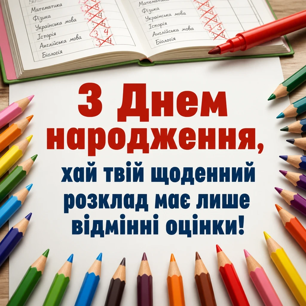 привітання з днем народження однокласника
