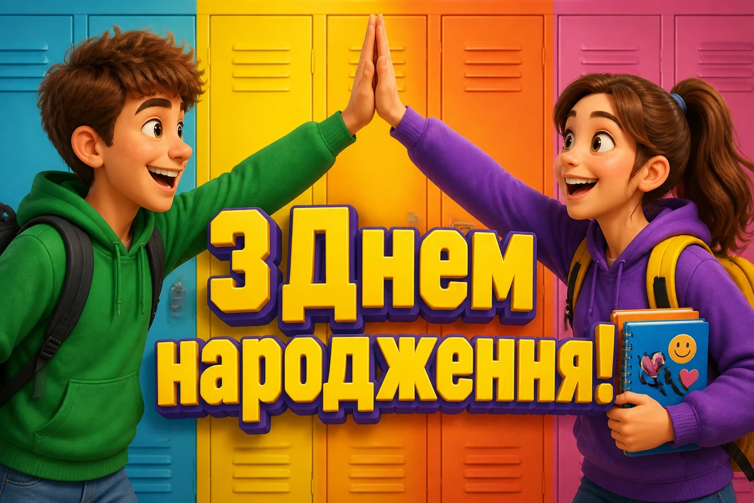 привітання з днем народження однокласника