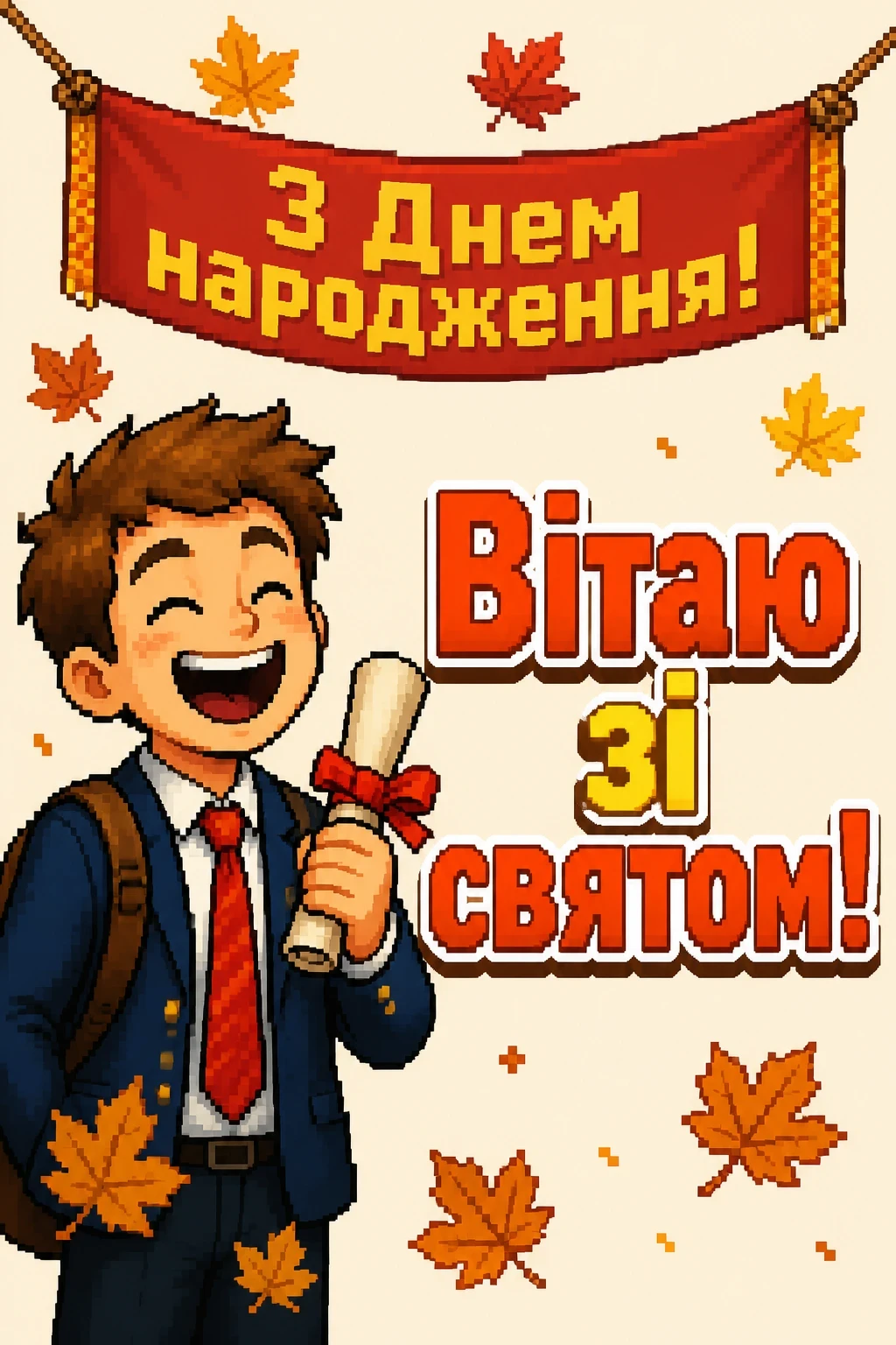 привітання з днем народження однокласника